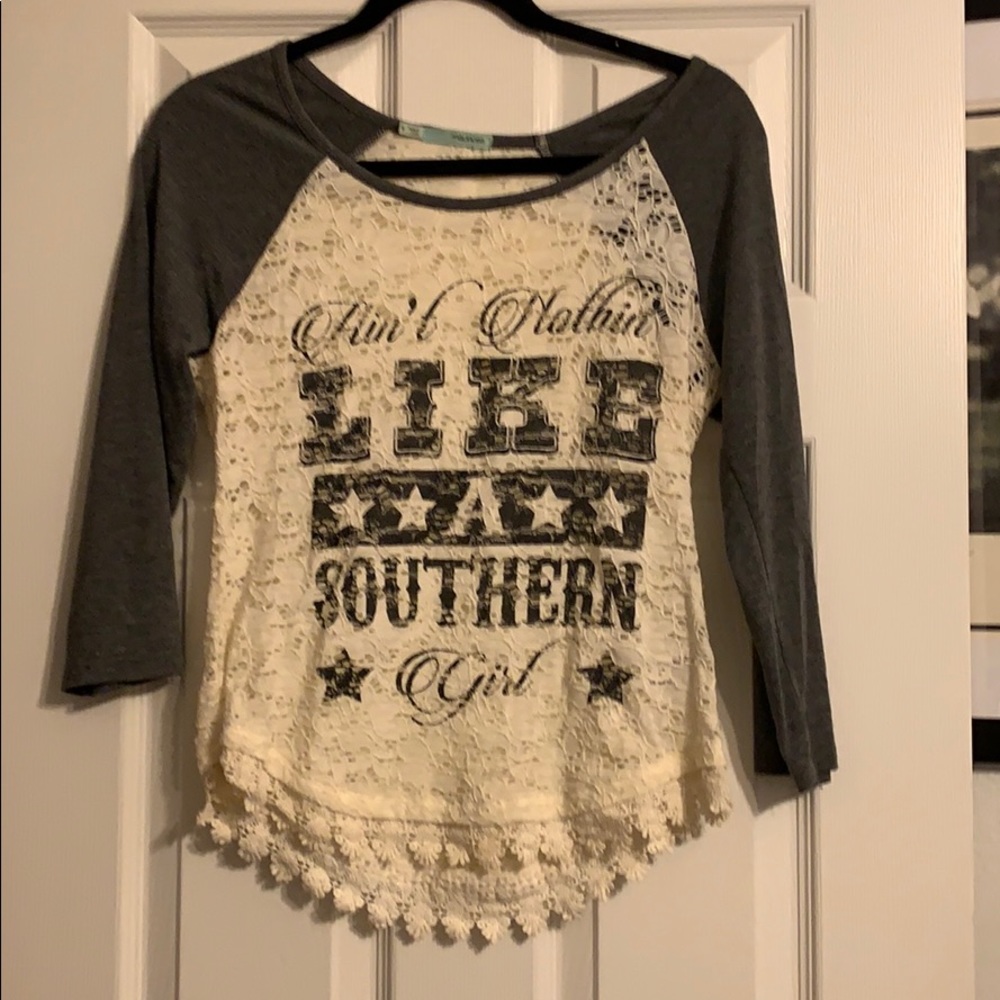 1/4 lace shirt